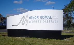 Manor Royal Business Park in Crawley