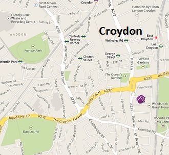 Croydon Map Location of Services Apartments