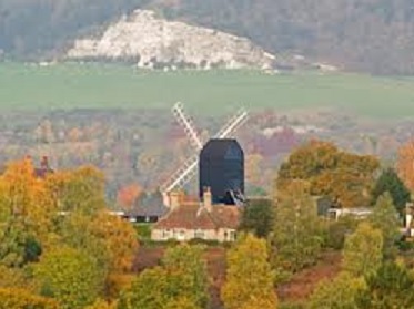 Reigate Windmill and Countryside