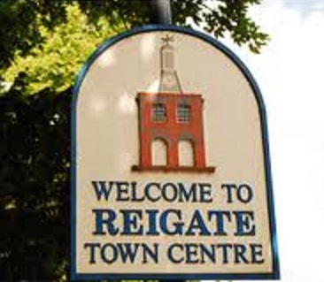 Welcome to Reigate Sign